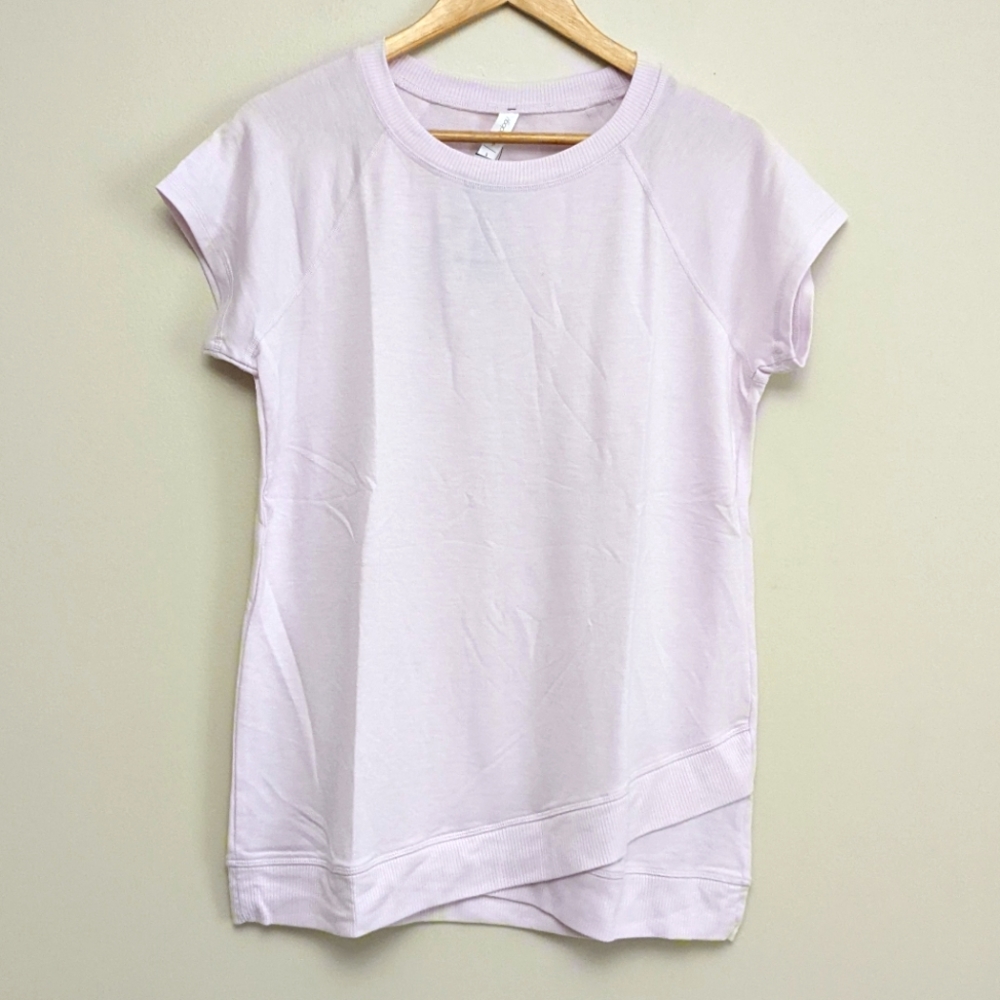 Ideology Soft Lavender Short Sleeve Tee